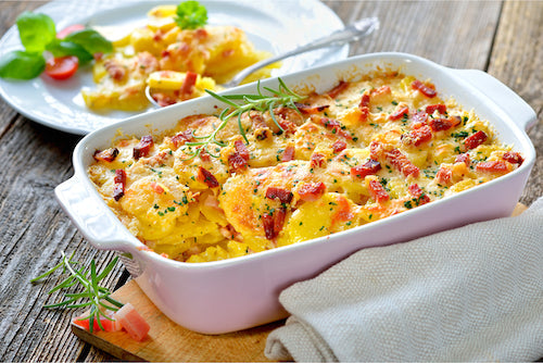 Apple Smoked Bacon and Ham Au Gratin - New