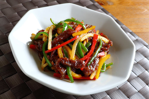 Lower Carb - Black Pepper Steak and Veggies