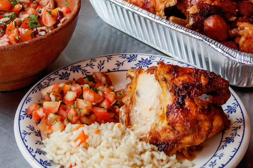 Backyard BBQ Chicken, Black Bean Pico & Rice - NEW