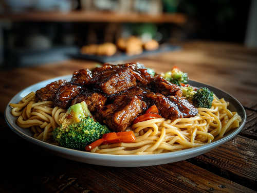 Beef and Broccoli Lo Mein