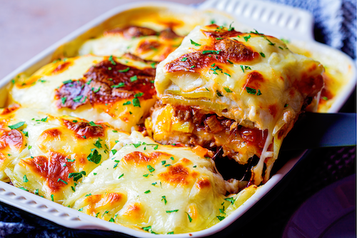 Beefy Cheese AuGratin Potato Casserole