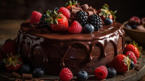 Berry Me In Chocolate Cake Slice Sweet Saturday