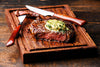 Bistro Filet Mignon With Whiskey Maple Glaze, Yukon Potatoes, Lemon Pepper Broccoli & Brussels - NEW