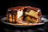 Boston Cream Cake with Ghirardelli Chocolate Frosting Sweet Saturday - NEW