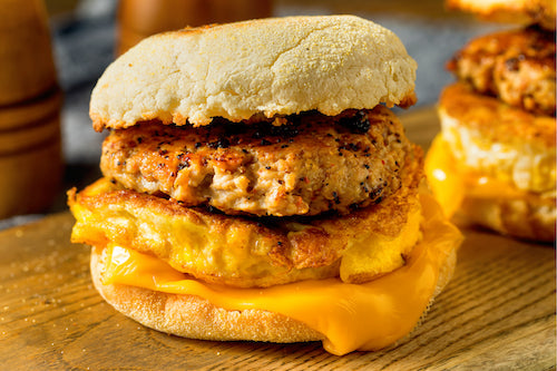 Egg, Sausage, Cheese, Muffin