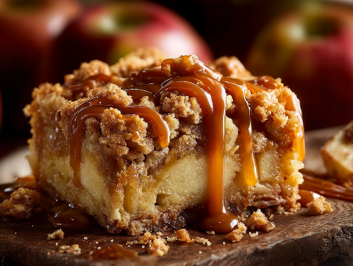 Caramel Apple Crumble Bar - Tuesday Treat