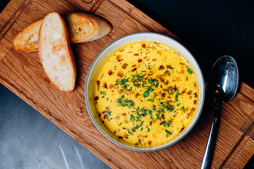 Cheddar Cauliflower Soup