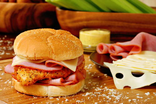 Chicken Cordon Bleu Sandwich