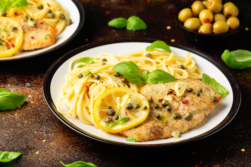 SS - Chicken Piccata, Italian Spaghetti