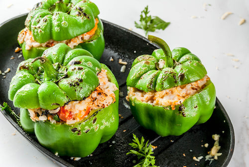 Lemon Chicken and Rice Stuffed Peppers - NEW