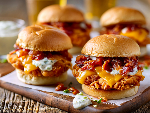 Chicken Bacon Ranch Sliders - NEW