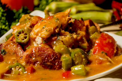 SS - Chicken and Sausage Gumbo with Steamed Rice