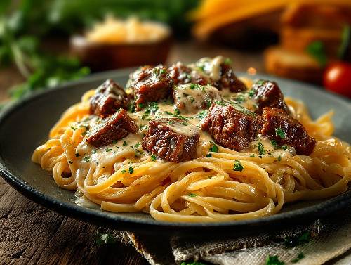 Chipotle Cream Beef and Pasta - NEW