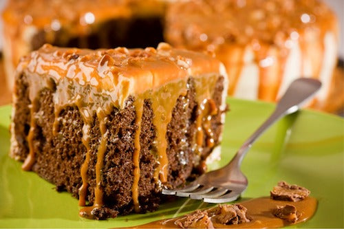 Chocolate Turtle Poke Cake - NEW