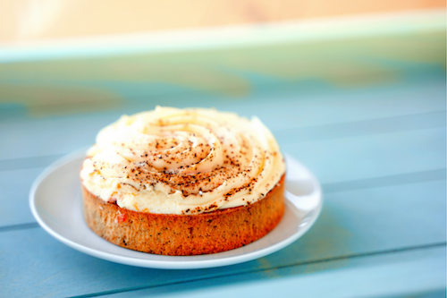 Cinnamon Buttercream Pound Cake  5"