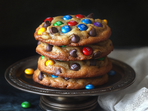 M&M Chocolate Chip Cookies - Treat