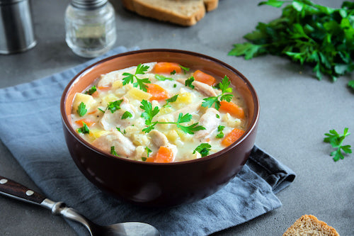 Cream of Turkey and Rice Soup - NEW