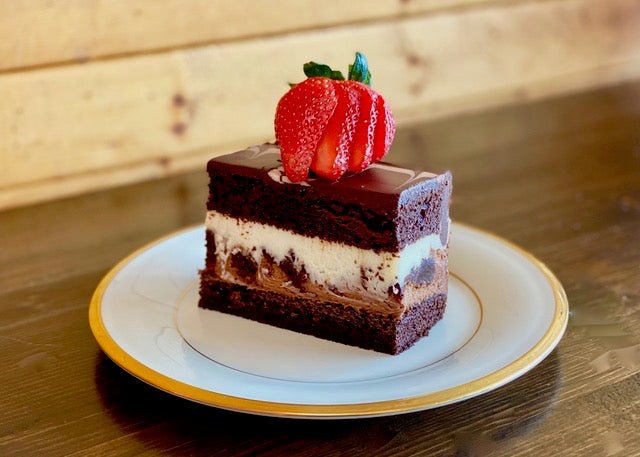 Tuxedo Truffle Mousse Cake - Sweet Saturday