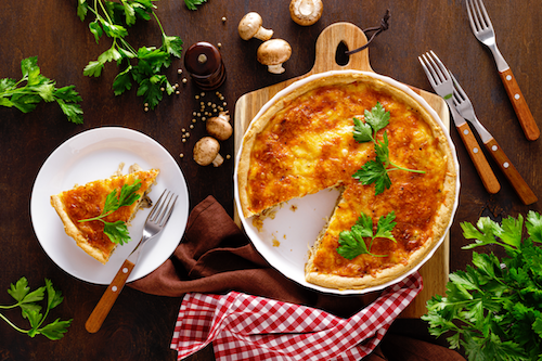 Four Cheese Quiche