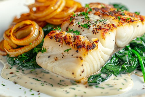 Fresh Halibut Florentine - NEW