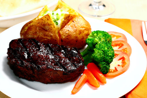 Grilled Steak and Potato Dinner