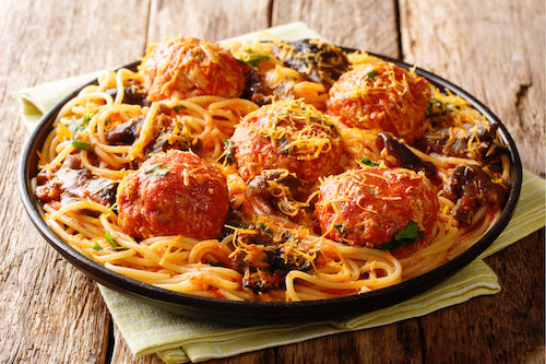 Guinness Glazed Meatballs in a Butter Beer Brown Gravy