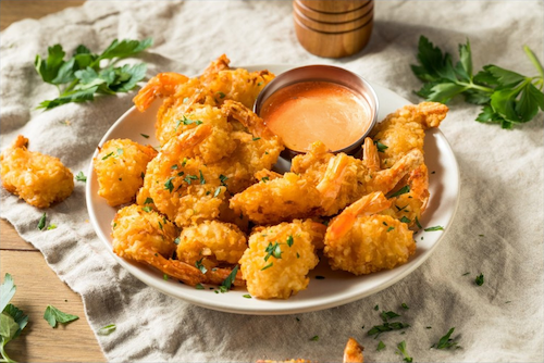 Gulf Coast Fried Shrimp, Jambalaya, Hushpuppies, Banger Sauce - NEW