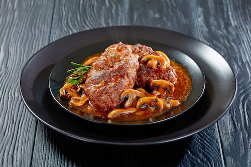 Hamburger Steak Dinner, Veggies - Low Carb