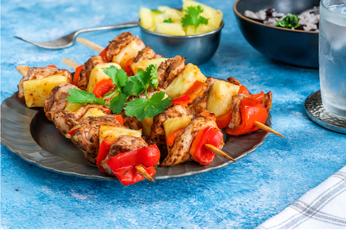 Hawaiian Chicken Kabobs - NEW