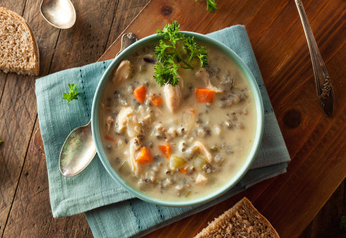 Chicken, Rice and Artichoke Soup