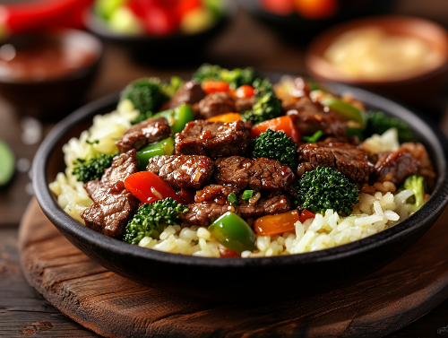 Imperial Beef & Rice Stir Fry