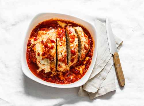 Italian Meatloaf and Ravioli