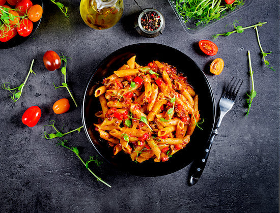 Italian Chicken and Sausage Penne Bake