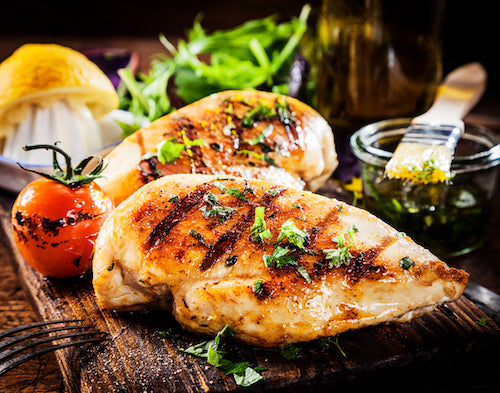 Lemon Herb Chicken Breasts, Vegetable Medley, Sauteed Spinach - NEW