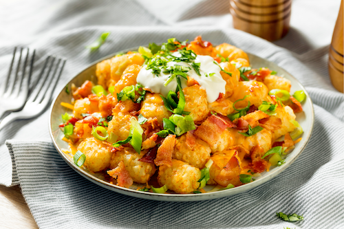 Loaded Beefy Tater Tot Casserole