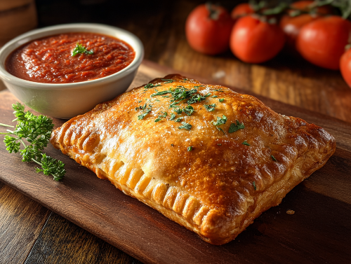 Loaded Italian Calzone With House-Made Marinara - NEW