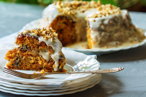 Carrot and Cranberry Bread Pudding - NEW