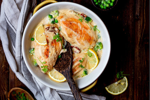 Mushroom Sherry Chicken - Lower Carb