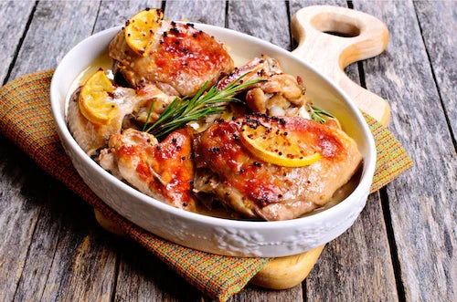 Pancetta Chicken, Garlic Butter Rice, Veggies - NEW