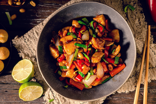 Thai Peanut Chicken, Veggies, Fried Rice - NEW
