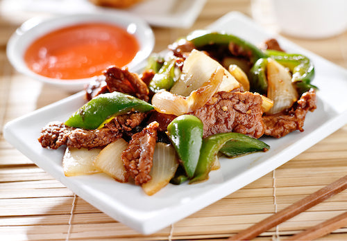 Lower Carb - Pepper Beef Tenderloin Stir Fry