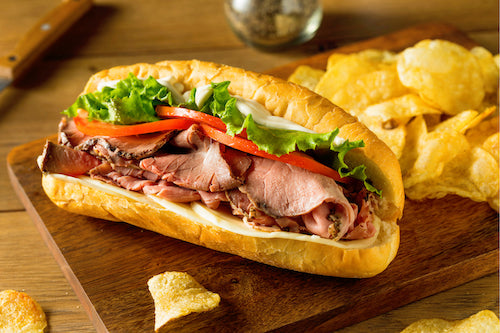 Loaded Prime Rib Sandwich