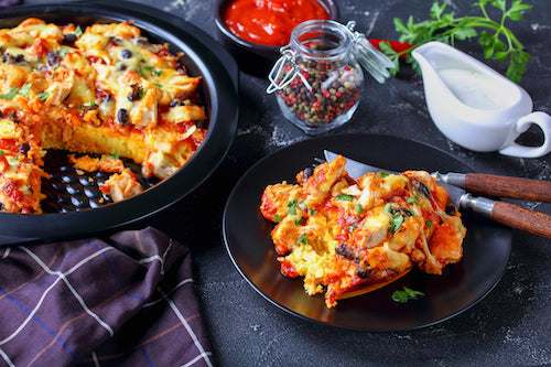 Pulled Chicken Tamale Casserole