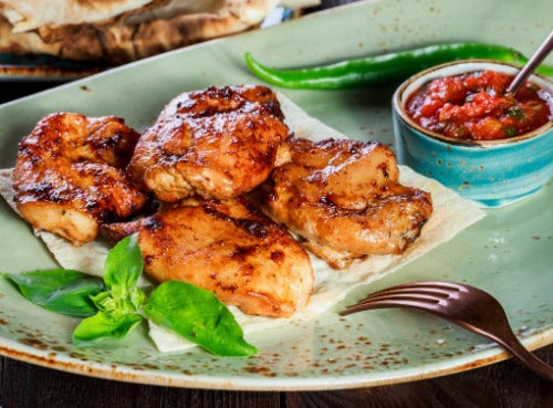 Savory Pico Chicken, Garlic Herb Rice, Chili Garlic Green Beans - NEW
