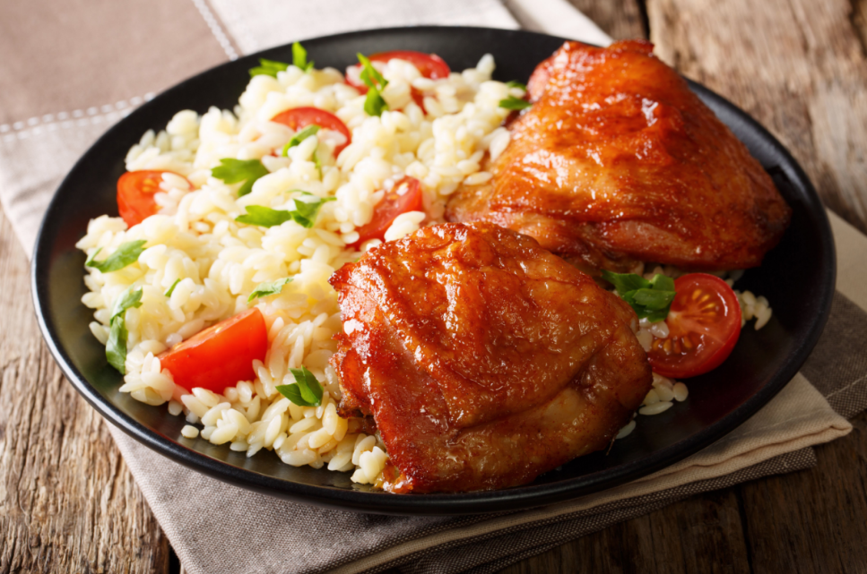 Brown Sugar Sriracha Chicken with Homestyle Rice - NEW