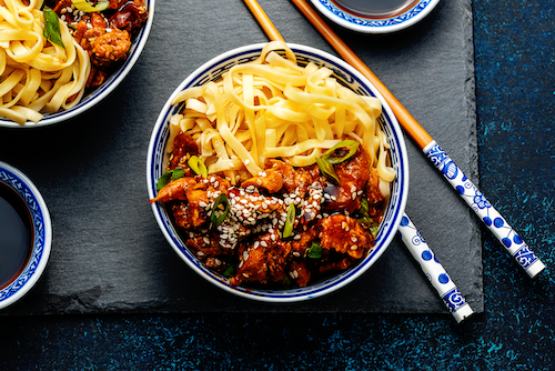 Sesame Teriyaki Chicken & Noodles