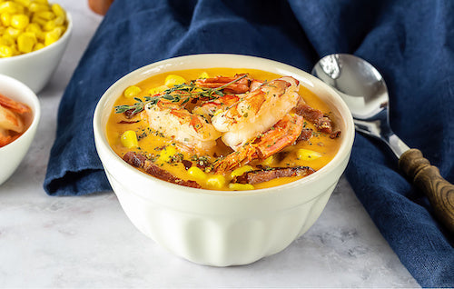 Shrimp, Bacon, Corn Chowder - NEW