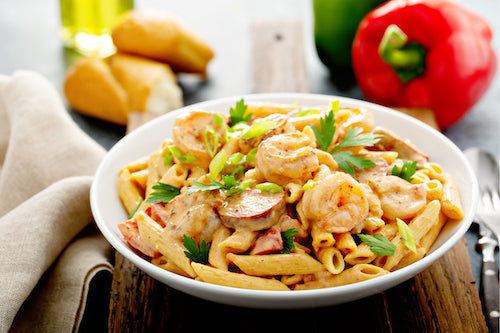 New Orleans Shrimp and Sausage Penne