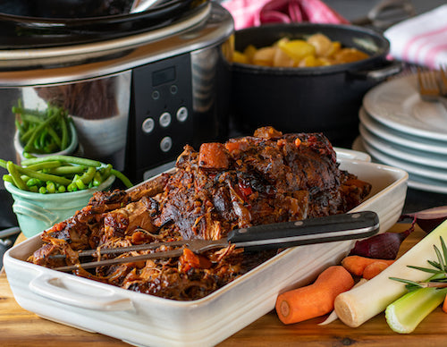 Southern Style Pork Roast, Root Veggies, Green Beans - NEW