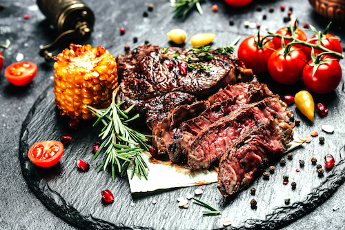 Grilled Beef Steak and Summer Veggies - NEW